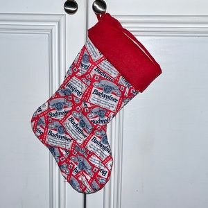 Budweiser King of Beers Christmas Stocking Brand New